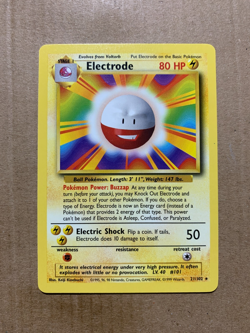Electrode 21/102 Base Set - Rare Pokemon Card - NM/Mint - Image 1