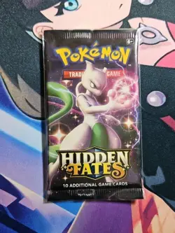 Pokemon Trading Card Game Sun & Moon Hidden Fates Booster Pack 101 609411429020 - Image 1