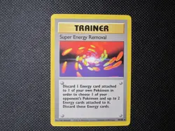 Super Energy Removal 79/102 Base Set Rare Pokemon Card NM - LP WotC - Image 1