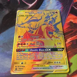 Reshiram & Charizard GX SM247 Pokemon 2021 TCG Black Star Promo Holo Card NM - Image 2