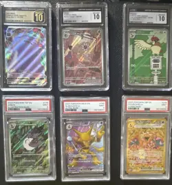 Pokemon Graded Card Lot 6 - Ditto VMAX, Charizard ex, Ultra Rare, Hyper Rare - Image 1