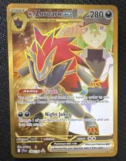 Pokemon Full Art Holo Card Lot 6 - Zoroark, Pecharunt, Iono, Lugia, Chansey - Image 2