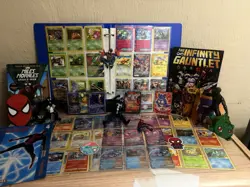 Pokemon & Spider-Man Mixed Lot | Cards, Binder, Comics, Figures | AS-IS - Image 1
