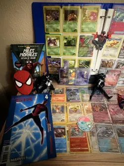Pokemon & Spider-Man Mixed Lot | Cards, Binder, Comics, Figures | AS-IS - Image 2