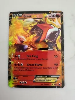 Entei EXX (Error) Dark Explorers Holo Pokemon TCG Card 13/108 Ultra Rare MP - Image 2
