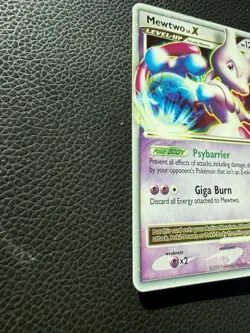 Pokemon Mewtwo TCG LV.X Holo Card 144/146 Legends Awakened - Image 3