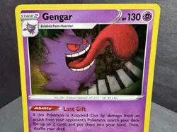 Pokemon TCG Gengar 057/198 Holo Rare Card SWSH Chilling Reign 2021 (NM) - Image 2