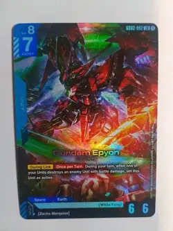 Gundam Card Game Dual Impact Gundam Epyon LR GD02-002 - Image 1