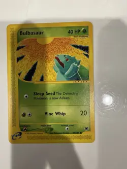 Pokemon Bulbasaur 095/165 Expedition Base Set Regular Common English 2002 Card - Image 1