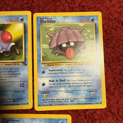 Pokemon card lot 1999 Water Seel Psyduck Tentacool Shellder ￼ - Image 2