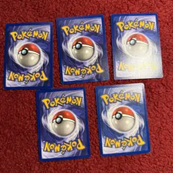 Pokemon card lot 1999 Water Seel Psyduck Tentacool Shellder ￼ - Image 5