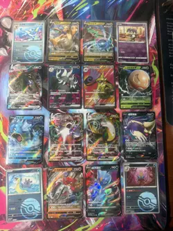 Pokemon 16 Card Lot nm V Max Mega Amazing Ex HOLO Rare Hits Only F109 - Image 1