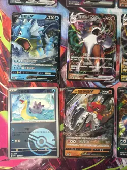 Pokemon 16 Card Lot nm V Max Mega Amazing Ex HOLO Rare Hits Only F109 - Image 3