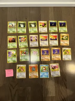 1996 Vintage Japanese Pokemon Card Pocket Monster Lot Of 22 Jungle Cards LP-HP - Image 1