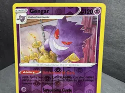 Pokemon TCG Gengar 066/196 Reverse Holo Rare Card SWSH Lost Origin 2022 - Image 2