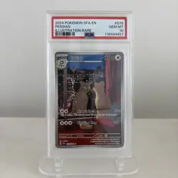 PSA 10 Pokemon TCG Shrouded Fable Persian Illustration Card 078/064 - Image 1