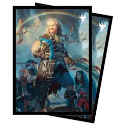 Magic Card Sleeves The Lost Caverns of Ixalan Admiral Brass 100ct ultra pro - Image 1