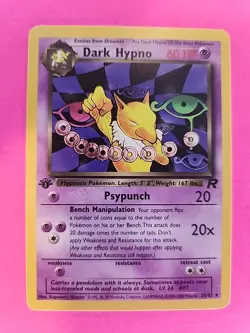Dark Machamp 1st Edition Team Rocket Pokemon Card WOTC NM - Image 1