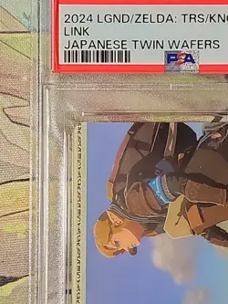 Zelda 2024 Link #20 PSA 10 Gem Mint Twin Wafers Tears of Kingdom Japanese Card - Image 3