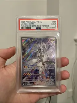 PSA 9 MINT N's Reshiram IR Stamped Journey Together 167/159 Pokemon Card TCG - Image 1