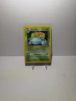 Pokemon Venusaur Base Set Holo Rare 15/102 English 1999 Wizards Card - Image 1