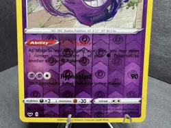 Pokemon TCG Gengar 085/202 Reverse Holo Rare Card SWSH Base Set 2020 - Image 3