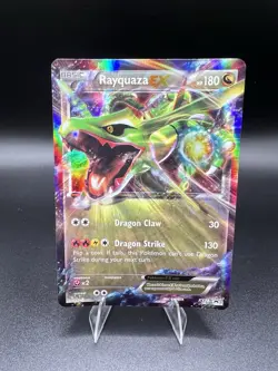 Pokemon XY73 Rayquaza EX Black Star Promo Ultra Rare Holo Card - Image 1