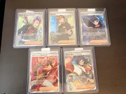 pokemon full art trainer card lot ( 5 Total Cards) - Image 1