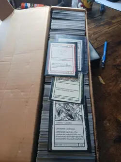 Lot Of Approx 800 Magic The Gathering Trading Cards. Rare Cards. Unsearched - Image 1