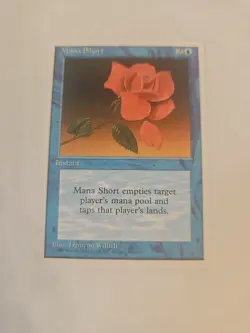 Mtg 4th Edition Mana Short (Never Played) - Image 1