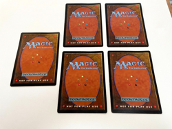 Vintage 1997 MTG Magic The Gathering 6x9 Land Oversized Arena Promo Cards - Image 2