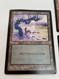 Vintage 1997 MTG Magic The Gathering 6x9 Land Oversized Arena Promo Cards - Image 3