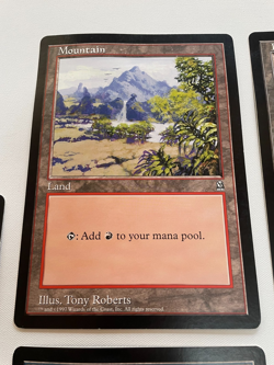 Vintage 1997 MTG Magic The Gathering 6x9 Land Oversized Arena Promo Cards - Image 4