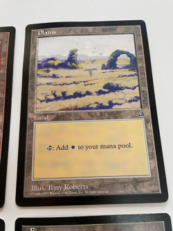 Vintage 1997 MTG Magic The Gathering 6x9 Land Oversized Arena Promo Cards - Image 5