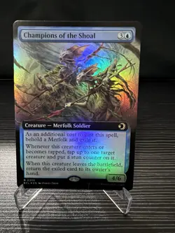 MtG Lorwyn Eclipsed Champions of the Shoal (Extended Art) Foil - Image 1