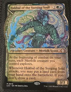Hakbal of the Surging Soul Extended Art Mtg Magic The Gathering - Image 1