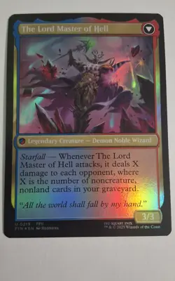 The Emperor of Palamecia / The Lord Master of Hell Double Faced Foil #0219 - Image 1
