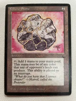 Magic the Gathering MTG - Fellwar Stone - The Dark - Uncommon - Image 1