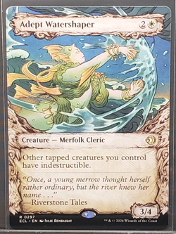 Adept Watershaper (Showcase) Lorwyn Eclipsed MTG Regular - Image 2