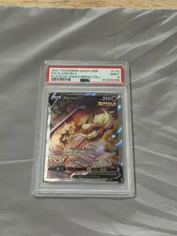 2021 POKEMON SWSH BSP FA/FLAREON V PREMIUM COLLECTION PROMO - Image 1