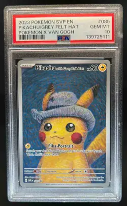 2023-25 Pokemon SV Black Star Promos Pikachu #085 PSA 10 - Image 1