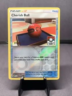 Pokemon TCG Cherish Ball Reverse Holo STAFF League Cup Promo Stamped 191a/236 NM - Image 1