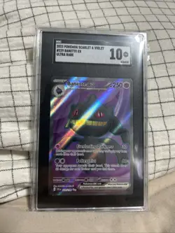BANETTE EX-FULL ART POKEMON SCARLET & VIOLET-SECRET ULTRA RARE 229/198 SGC 10 - Image 1