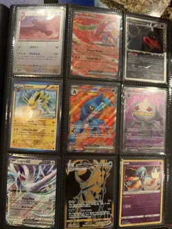 Pokemon And NFL Trading Card Binder. This Binder Has A Mix Match Of All. - Image 1