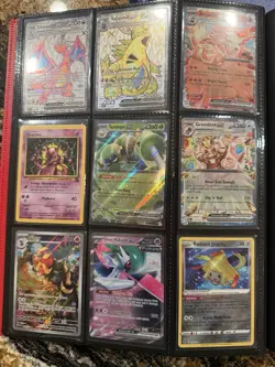 Pokemon And NFL Trading Card Binder. This Binder Has A Mix Match Of All. - Image 2