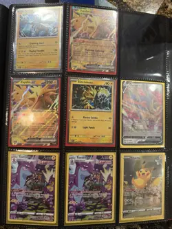 Pokemon And NFL Trading Card Binder. This Binder Has A Mix Match Of All. - Image 4