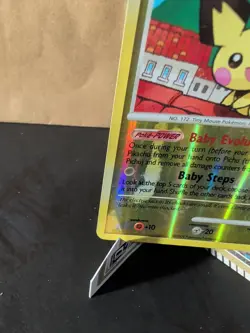 Pokemon Pichu TCG 25/99 Platinum Arceus Rare Card 2009 - Image 2