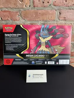 SEALED Pokemon TCG Mega Lucario ex Premium Figure Collection Box !SAME-DAY SHIP! - Image 3