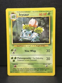 Pokemon TCG Ivysaur Base Set Unlimited 30/102 - Image 1