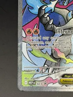 Pokemon Phantasmal Flames UPC MEGA CHARIZARD X EX #23 PROMO - Image 5